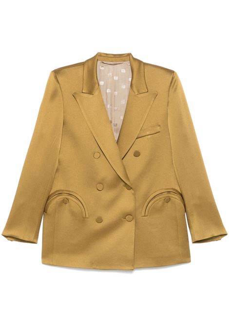 Blazer Novalis in verde muschio satinato Blazé Milano - donna